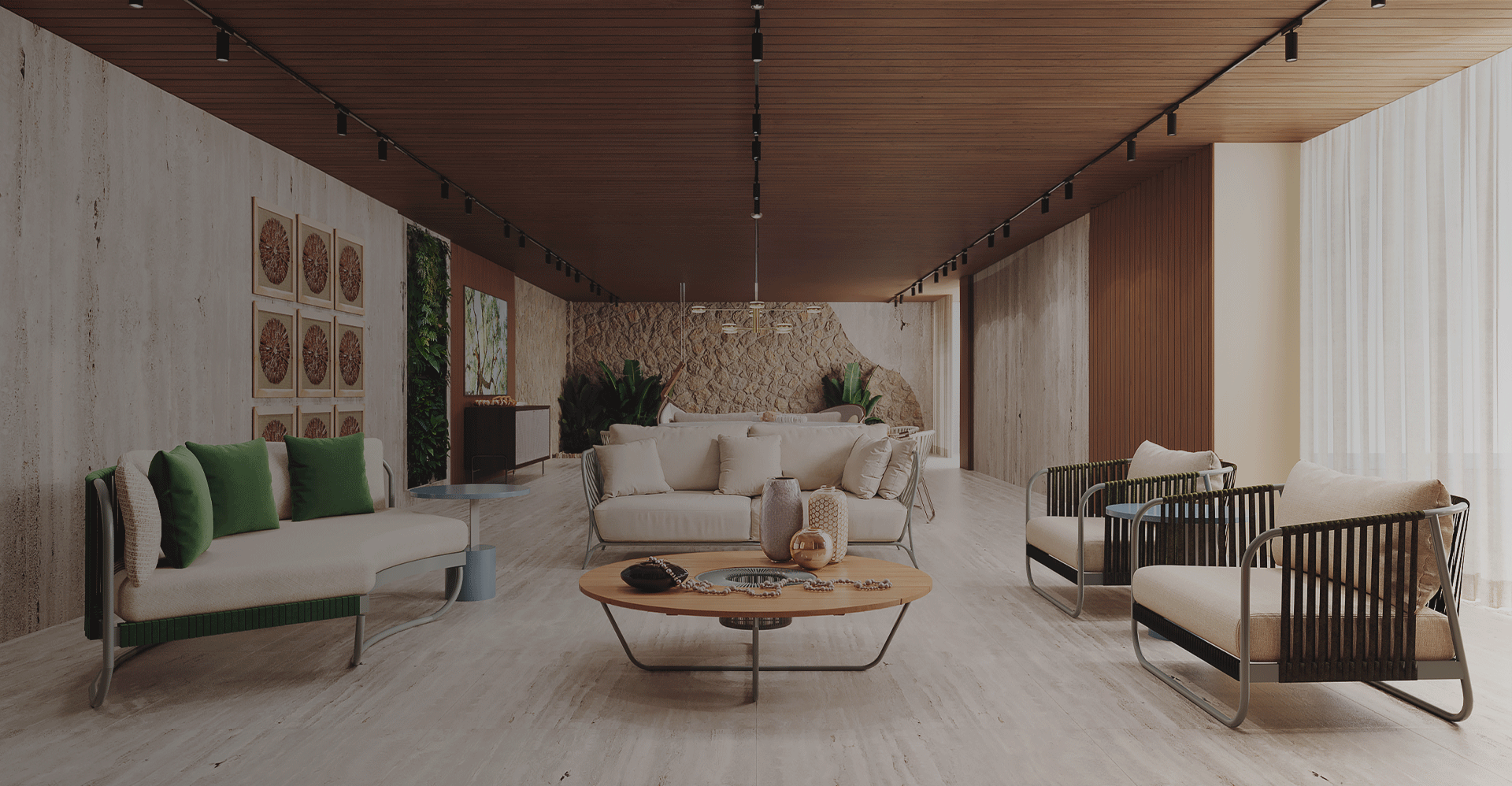 Curved Terrace Sofa
