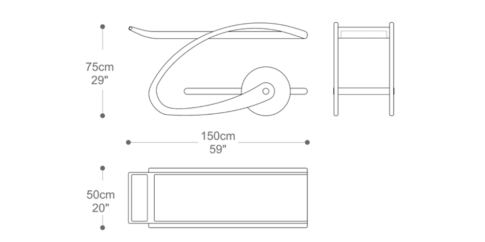 Imagen de las dimensiones principales del producto