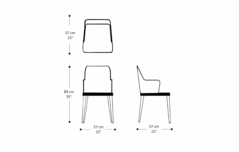 Imagem das dimensões completas do produto