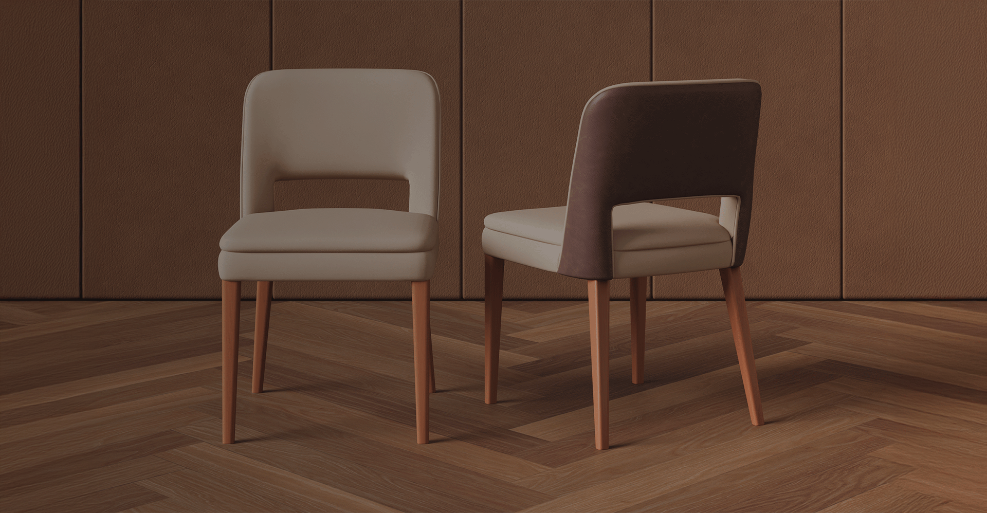 James Armless Chair