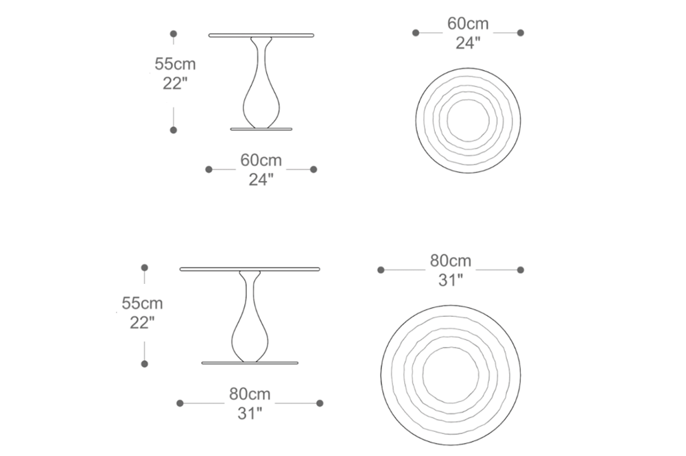 Image of the complete dimensions of the product