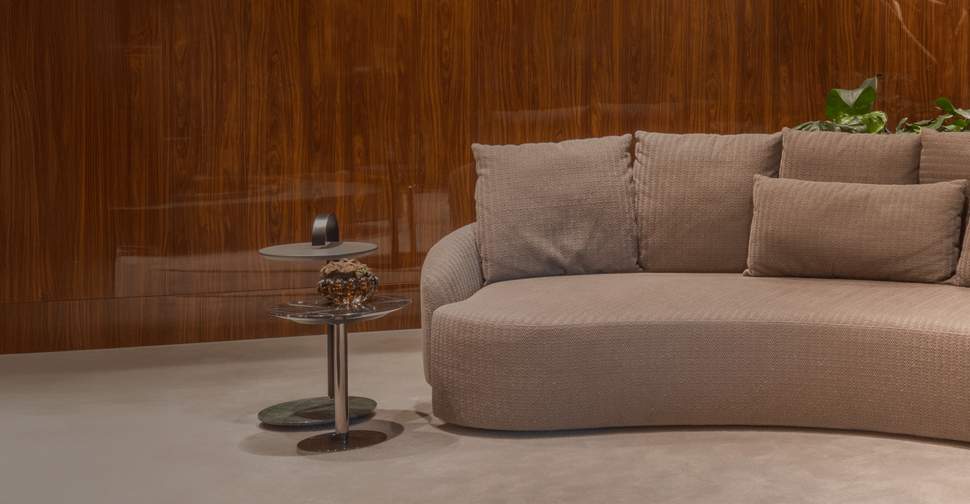 Silver Side Table