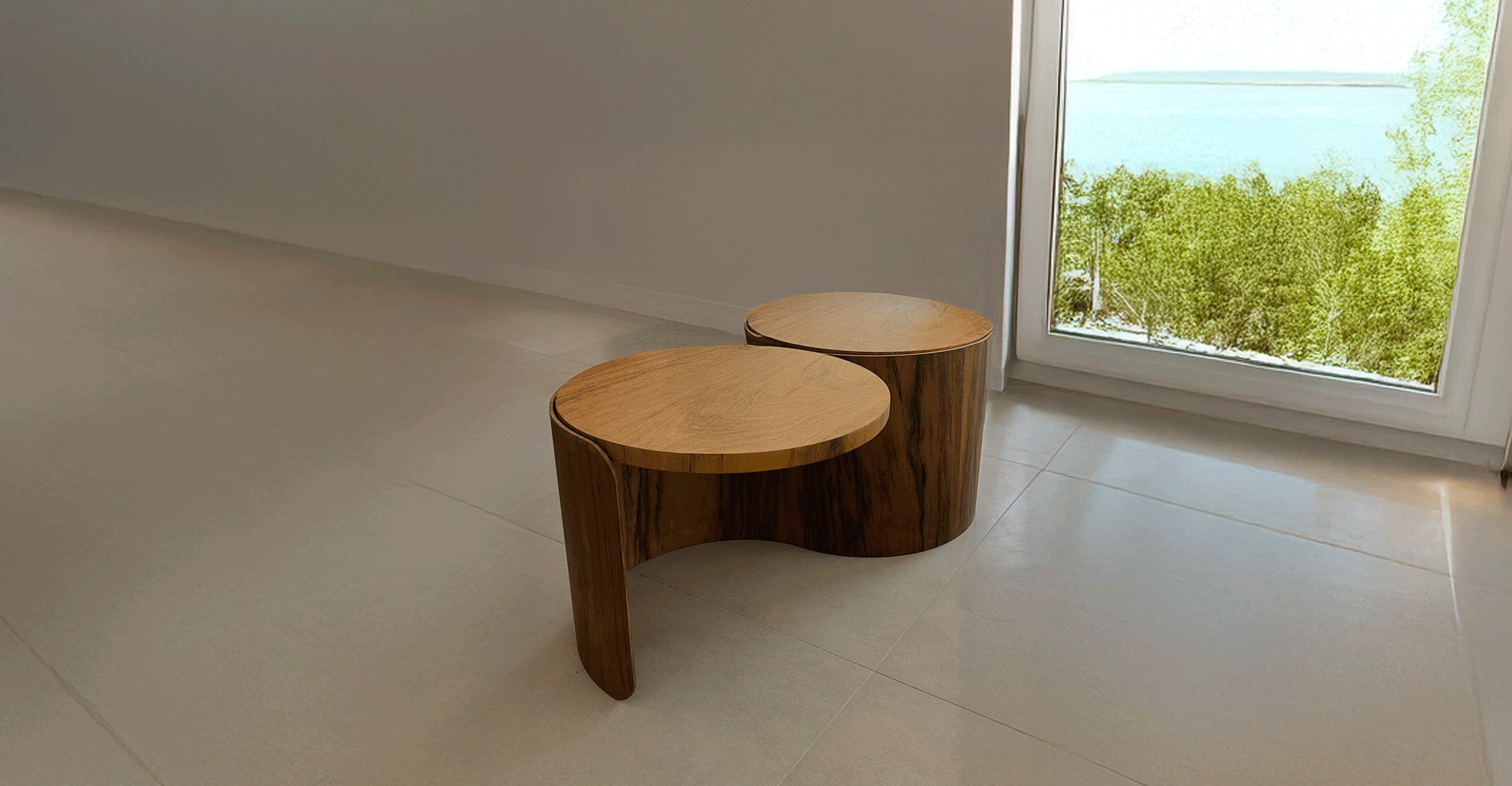 Sinuous Elegance Coffee Table