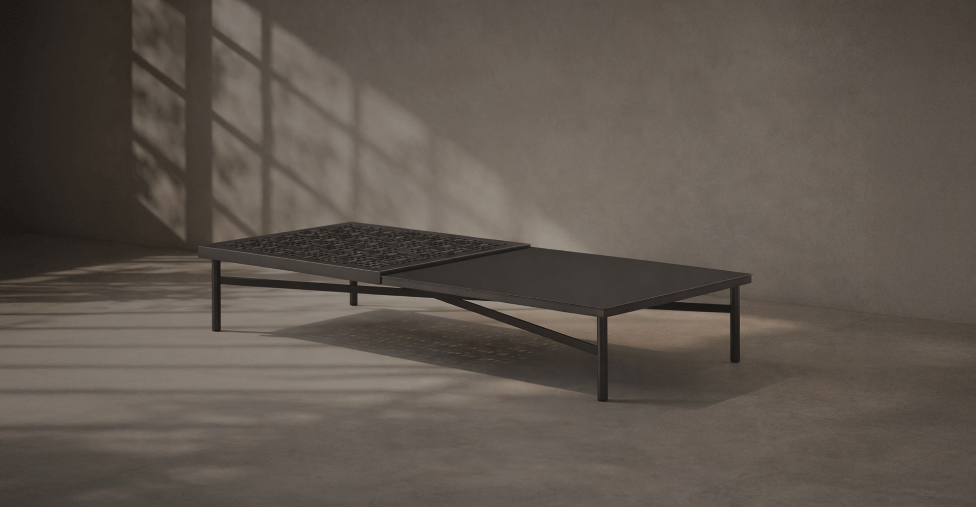 Iron Plate Coffee Table