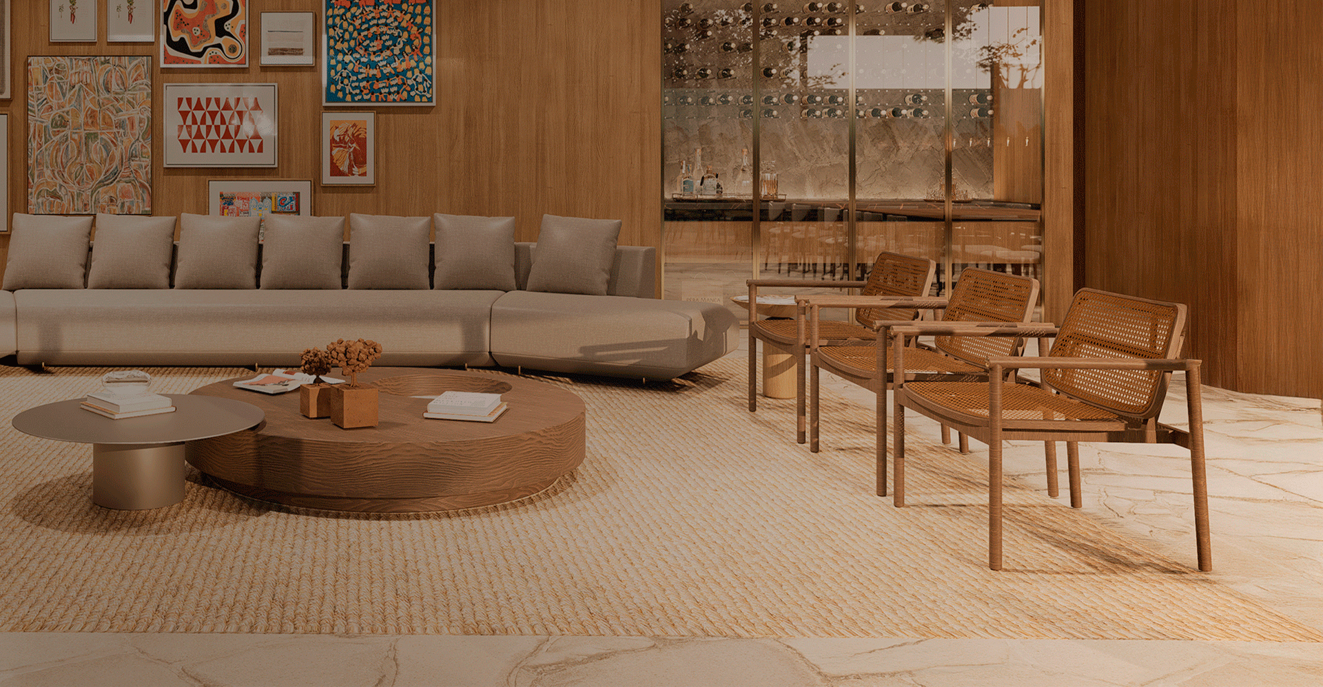 Hanna Straw Armchair